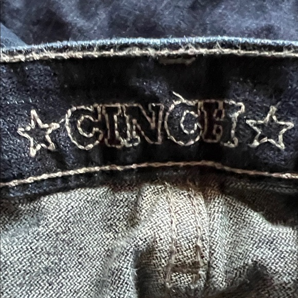 Cinch Men's Dark Blue Jeans silver label straight 36x34 - Picture 3 of 5